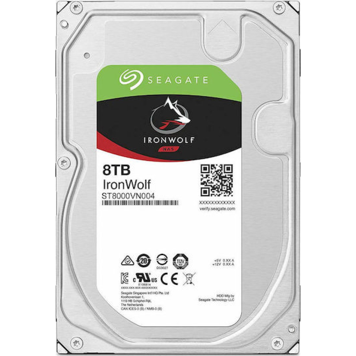 Seagate Ironwolf 8TB HDD Σκληρός Δίσκος 3.5\