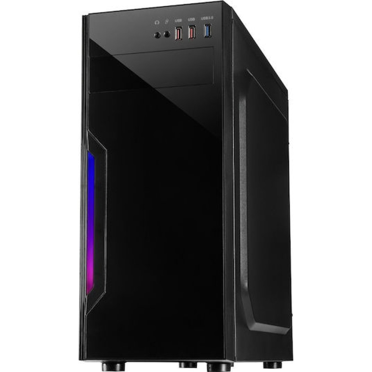 Inter-Tech B-42 RGB Gaming Midi Tower Κουτί Υπολογιστή Μαύρο