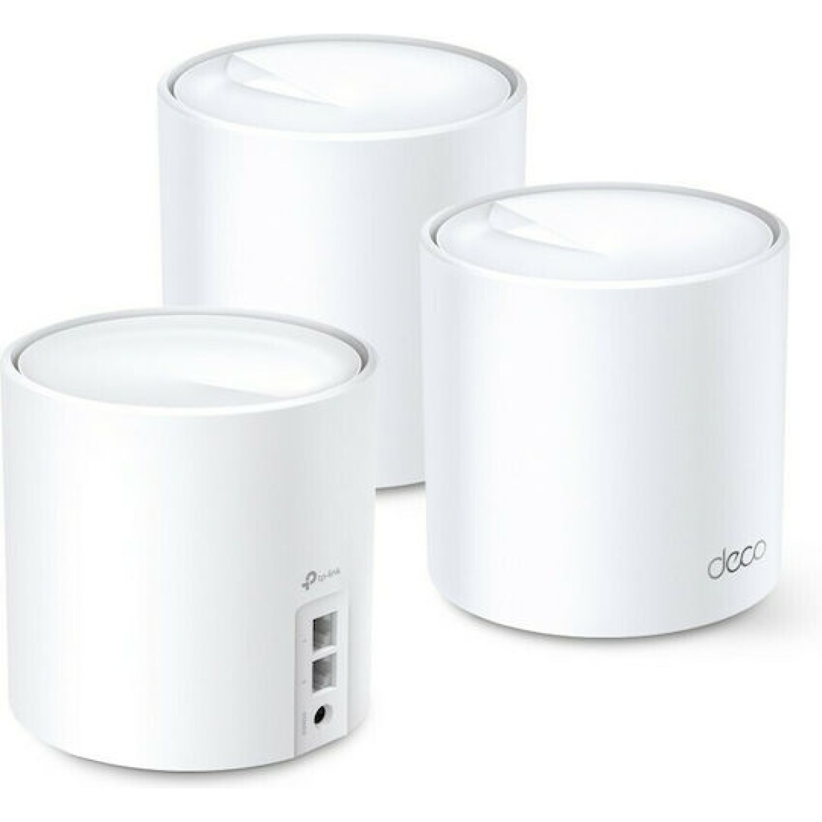 TP-LINK Deco X20 v1 WiFi Mesh Network Access Point Wi‑Fi 6 Dual Band (2.4 & 5GHz) σε Τριπλό Kit