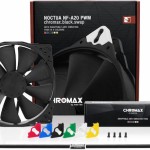 Noctua NF-A20 chromax.black.swap Case Fan 200mm με Σύνδεση 4-Pin PWM