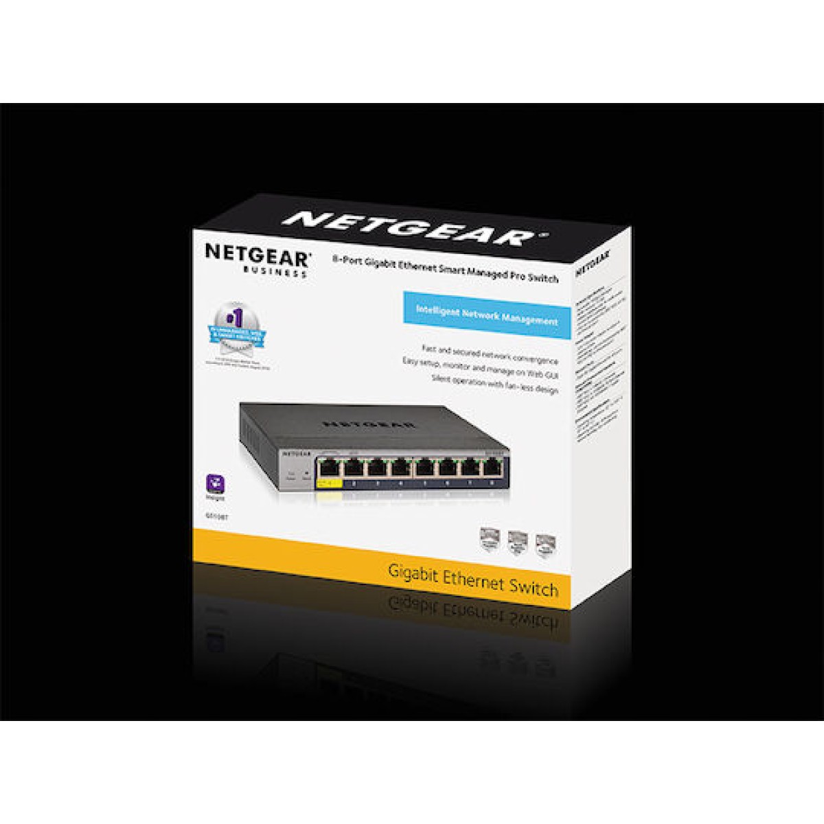 NetGear GS108TV3 Managed L2 Switch με 8 Θύρες Gigabit (1Gbps) Ethernet