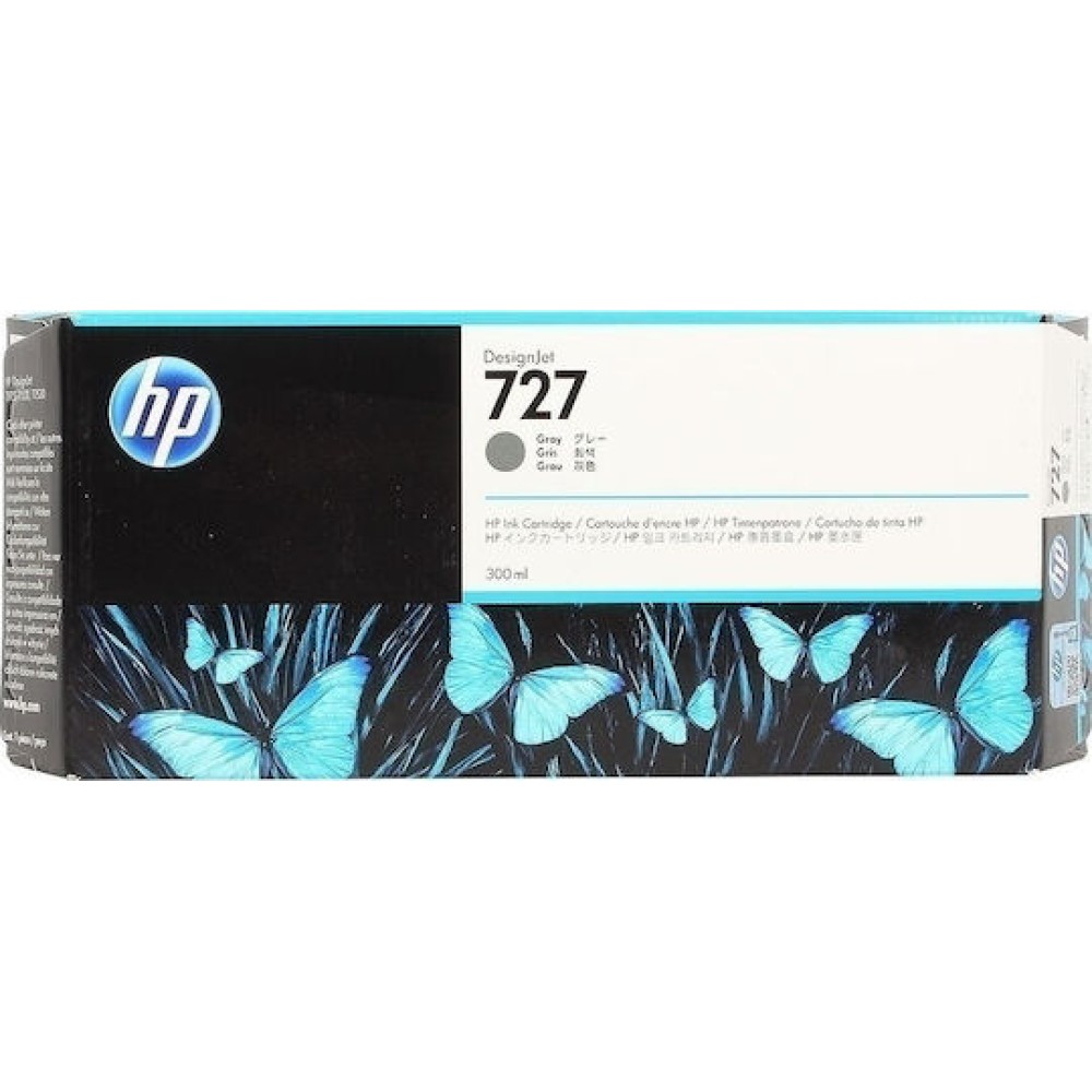 HP 727 Γνήσιο Μελάνι Εκτυπωτή InkJet Γκρι (F9J80A)