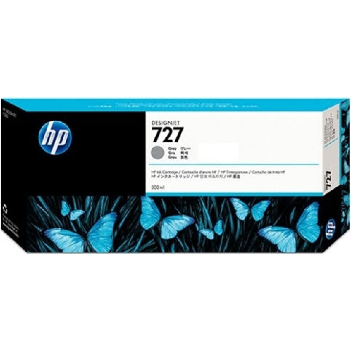 HP 727 Γνήσιο Μελάνι Εκτυπωτή InkJet Γκρι (F9J80A)