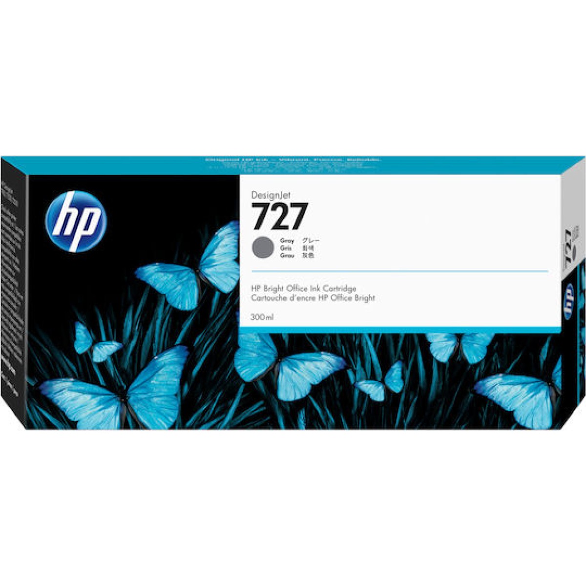 HP 727 Γνήσιο Μελάνι Εκτυπωτή InkJet Γκρι (F9J80A)