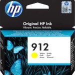 HP 912 Γνήσιο Μελάνι Εκτυπωτή InkJet Κίτρινο (3YL79AE)
