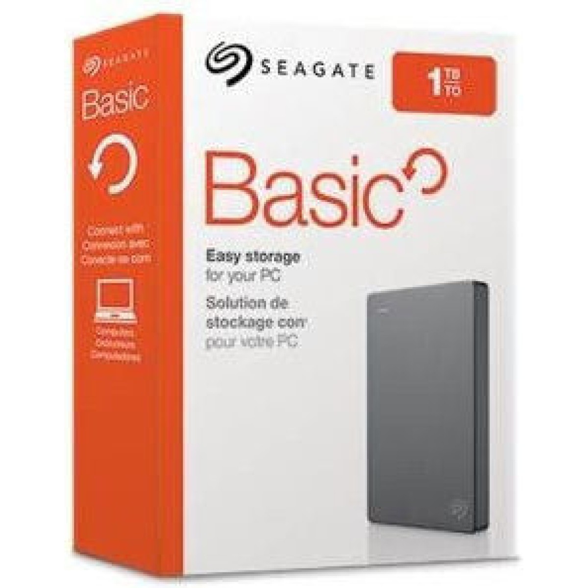 Seagate Basic USB 3.0 / USB 2.0 Εξωτερικός HDD 1.0TB 2.5