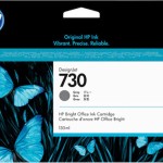HP 730 Γνήσιο Μελάνι Εκτυπωτή InkJet Γκρι (P2V72A)