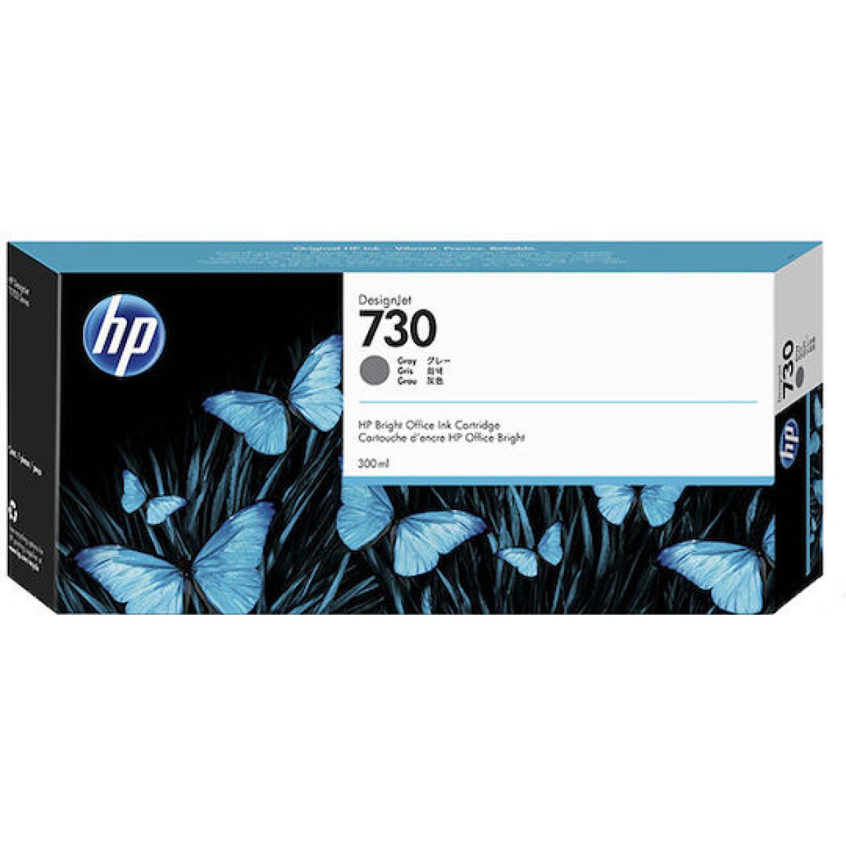 HP 730 Γνήσιο Μελάνι Εκτυπωτή InkJet Γκρι (P2V72A)