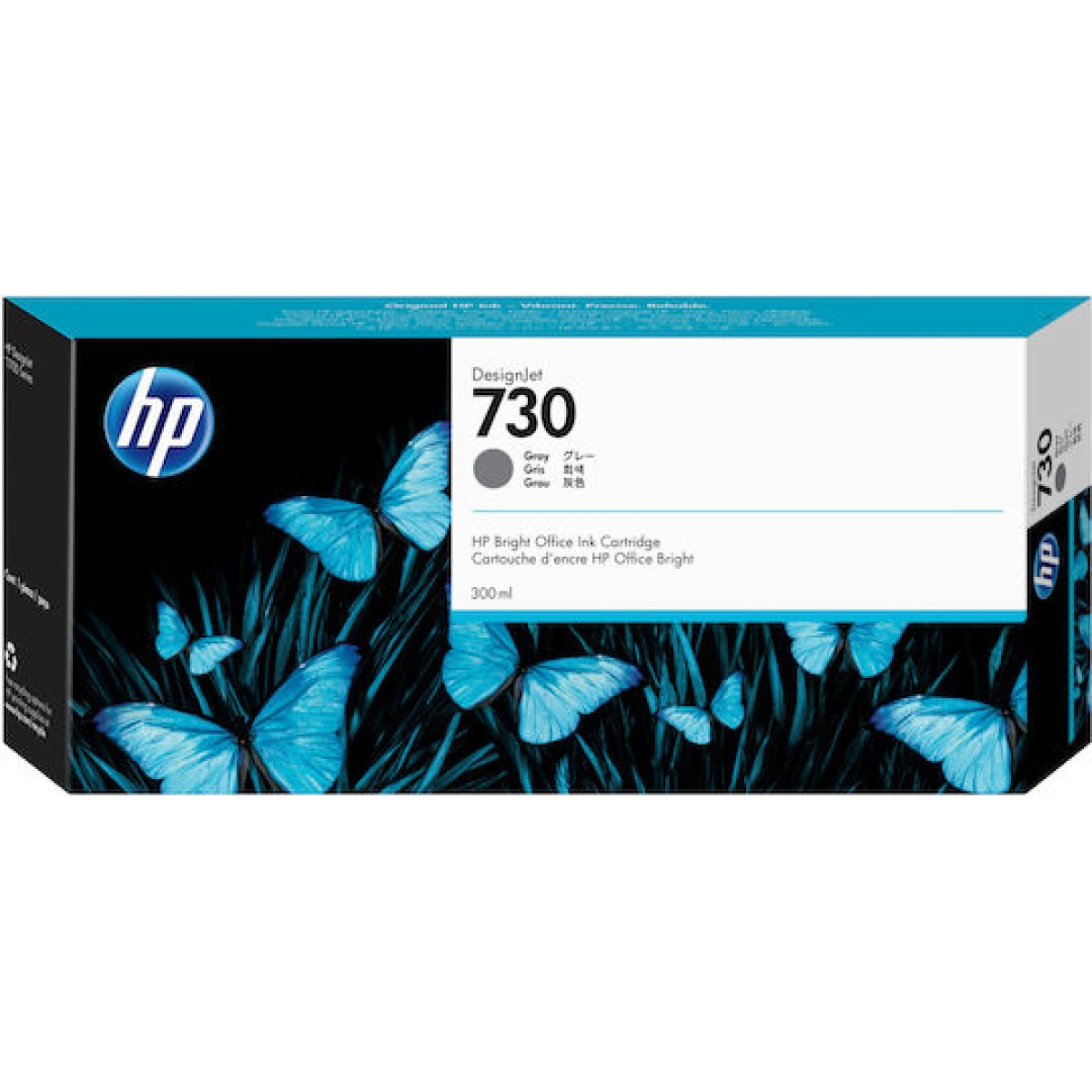 HP 730 Γνήσιο Μελάνι Εκτυπωτή InkJet Γκρι (P2V72A)