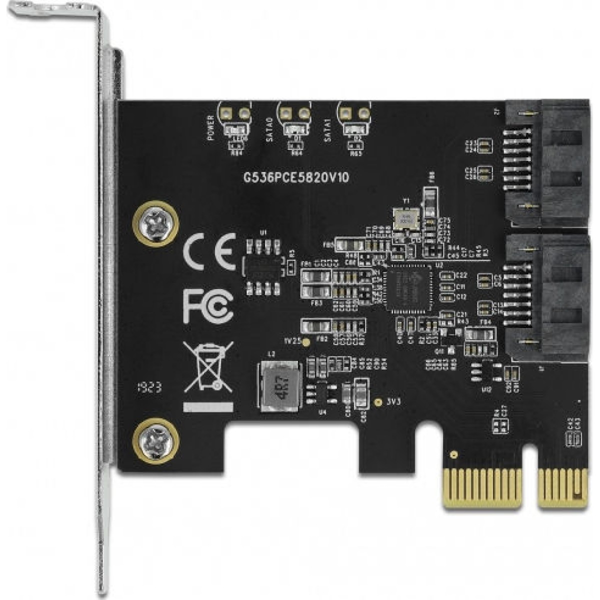 DeLock Κάρτα PCIe σε 2 θύρες SATA