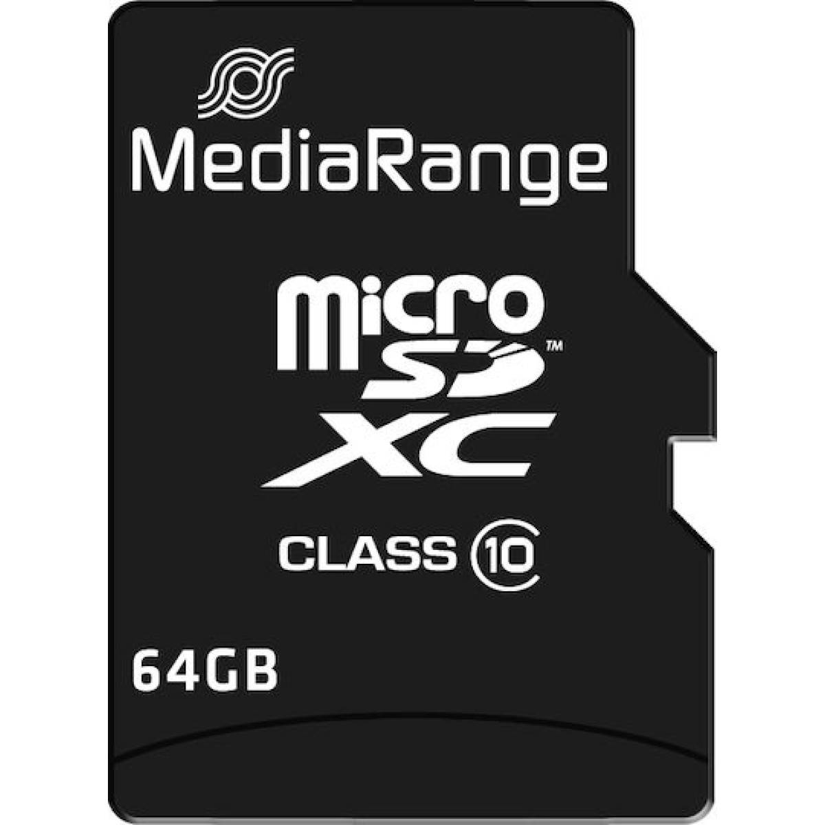 MediaRange microSDXC 64GB Class 10 A1 High Speed με αντάπτορα