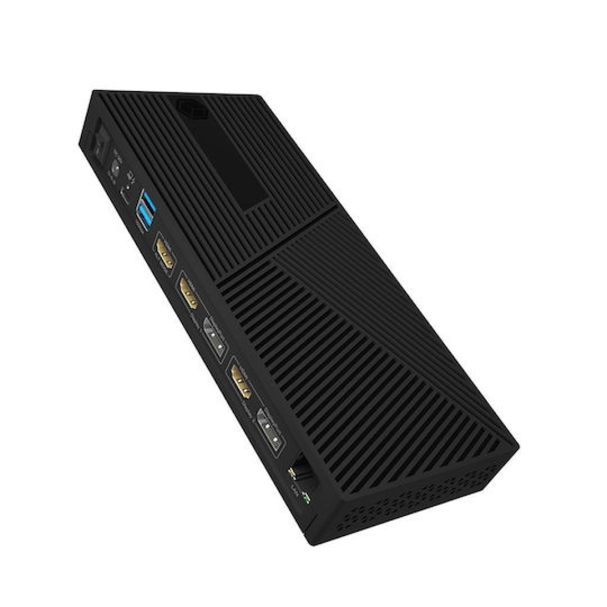 Icy Box USB-C Docking Station με HDMI/DisplayPort 4K PD Ethernet Μαύρο (IB-DK2246AC)