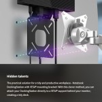 Icy Box USB-C Docking Station με HDMI/DisplayPort 4K PD Ethernet Μαύρο (IB-DK2246AC)