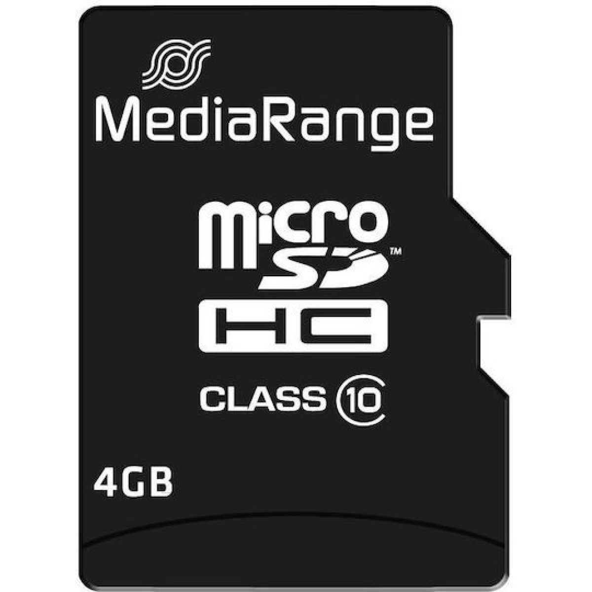 MediaRange microSDHC 4GB Class 10 High Speed με αντάπτορα