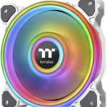 Thermaltake Riing Quad 12 RGB Radiator Fan TT Premium Case Fan 120mm με Σύνδεση 4-Pin PWM 3τμχ Γκρι
