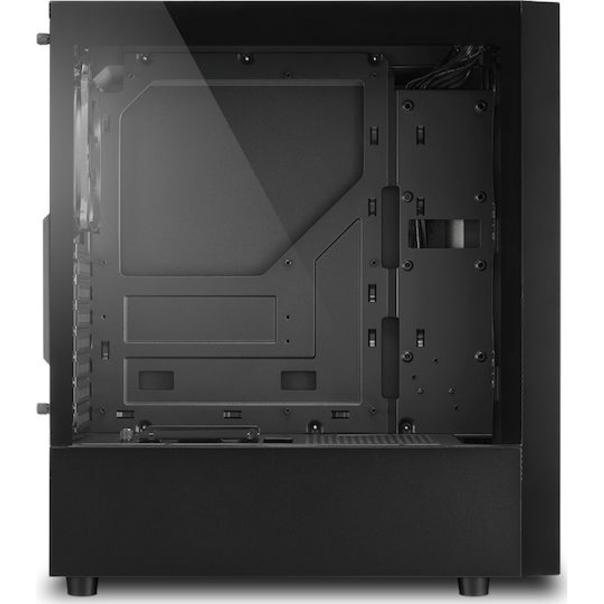 Sharkoon RGB Slider Midi Tower Κουτί Υπολογιστή με Πλαϊνό Παράθυρο Μαύρο