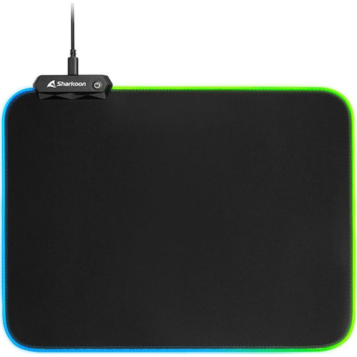 Sharkoon 1337 RGB V2 Gaming Mouse Pad Medium 360mm με RGB Φωτισμό Μαύρο