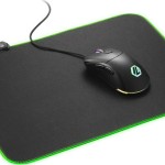 Sharkoon 1337 RGB V2 Gaming Mouse Pad Medium 360mm με RGB Φωτισμό Μαύρο