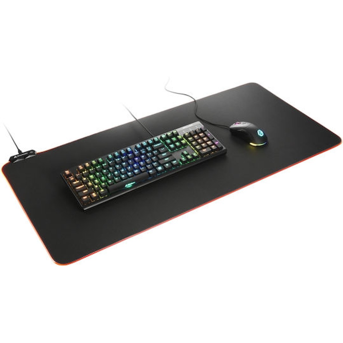 Sharkoon 1337 RGB V2 Gaming Mouse Pad XXL 900mm με RGB Φωτισμό Μαύρο