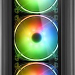 Sharkoon TK4 RGB Gaming Midi Tower Κουτί Υπολογιστή με Πλαϊνό Παράθυρο Μαύρο
