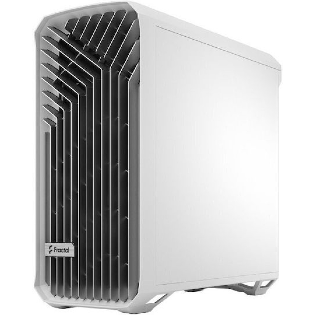Fractal Design Torrent Gaming Midi Tower Κουτί Υπολογιστή με Πλαϊνό Παράθυρο White TG Clear