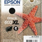 Epson 603XL Γνήσιο Μελάνι Εκτυπωτή InkJet Μαύρο (C13T03A14010)