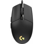 Logitech G203 Lightsync RGB Gaming Ποντίκι 8000 DPI Μαύρο