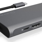 Icy Box USB-C Docking Station με HDMI/DisplayPort 4K PD Ethernet και σύνδεση 3 Οθονών Γκρι (IB-DK4050-CPD)