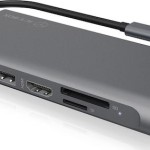 Icy Box USB-C Docking Station με HDMI/DisplayPort 4K PD Ethernet και σύνδεση 3 Οθονών Γκρι (IB-DK4050-CPD)