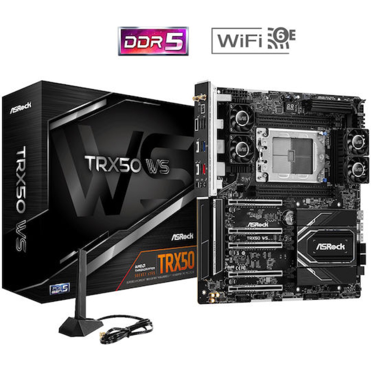 ASRock TRX50 WS Motherboard Extended ATX με AMD sTR5 Socket 90-MXBN40-A0UAYZ