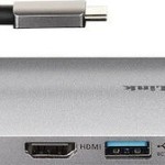 D-Link USB-C Docking Station με HDMI 4K PD Ethernet Ασημί (DUB-M810)