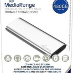 MediaRange USB 3.2 / USB-C Εξωτερικός SSD 480GB M.2 Ασημί