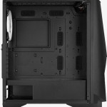 Aerocool Visor Gaming Midi Tower Κουτί Υπολογιστή με Πλαϊνό Παράθυρο και RGB Φωτισμό Μαύρο