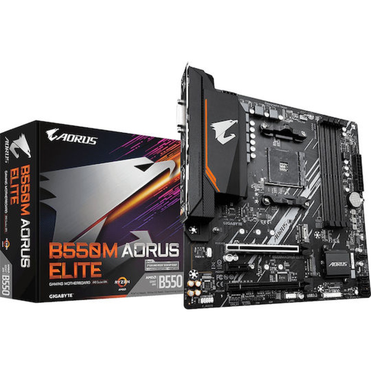 Gigabyte B550M Aorus Elite Motherboard Micro ATX με AMD AM4 Socket