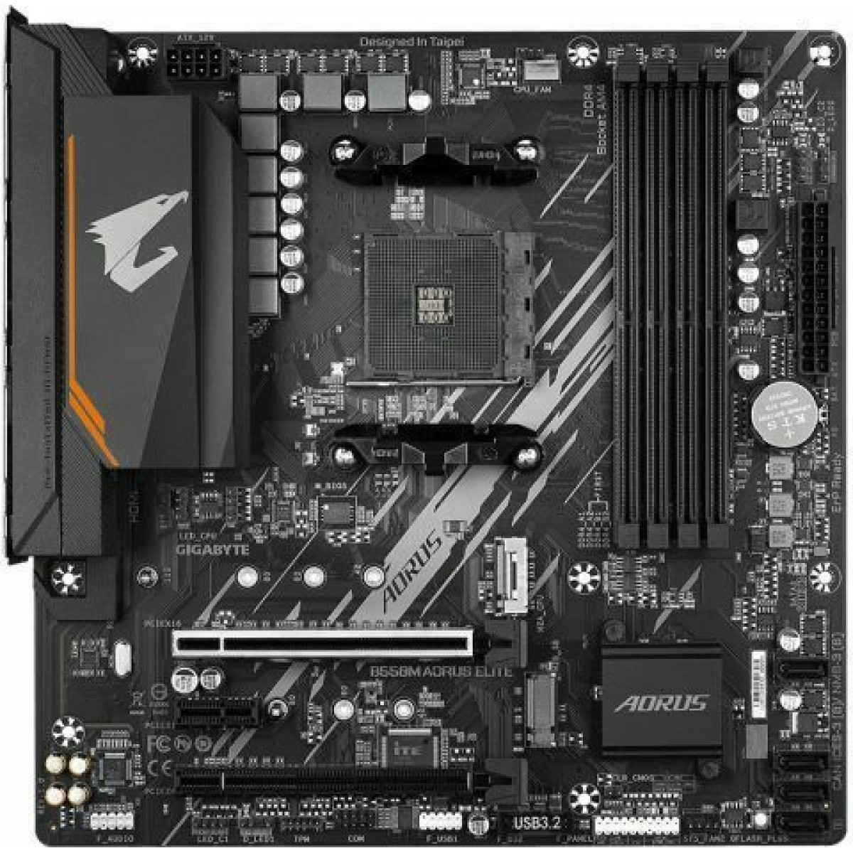 Gigabyte B550M Aorus Elite Motherboard Micro ATX με AMD AM4 Socket
