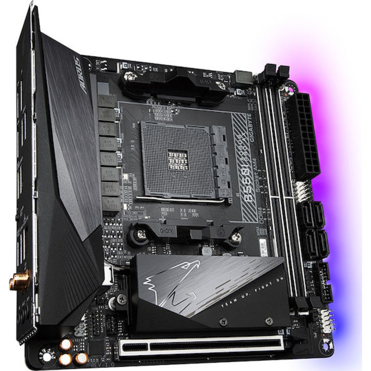 Gigabyte B550I Aorus Pro AX Wi-Fi Motherboard Mini ITX με AMD AM4 Socket