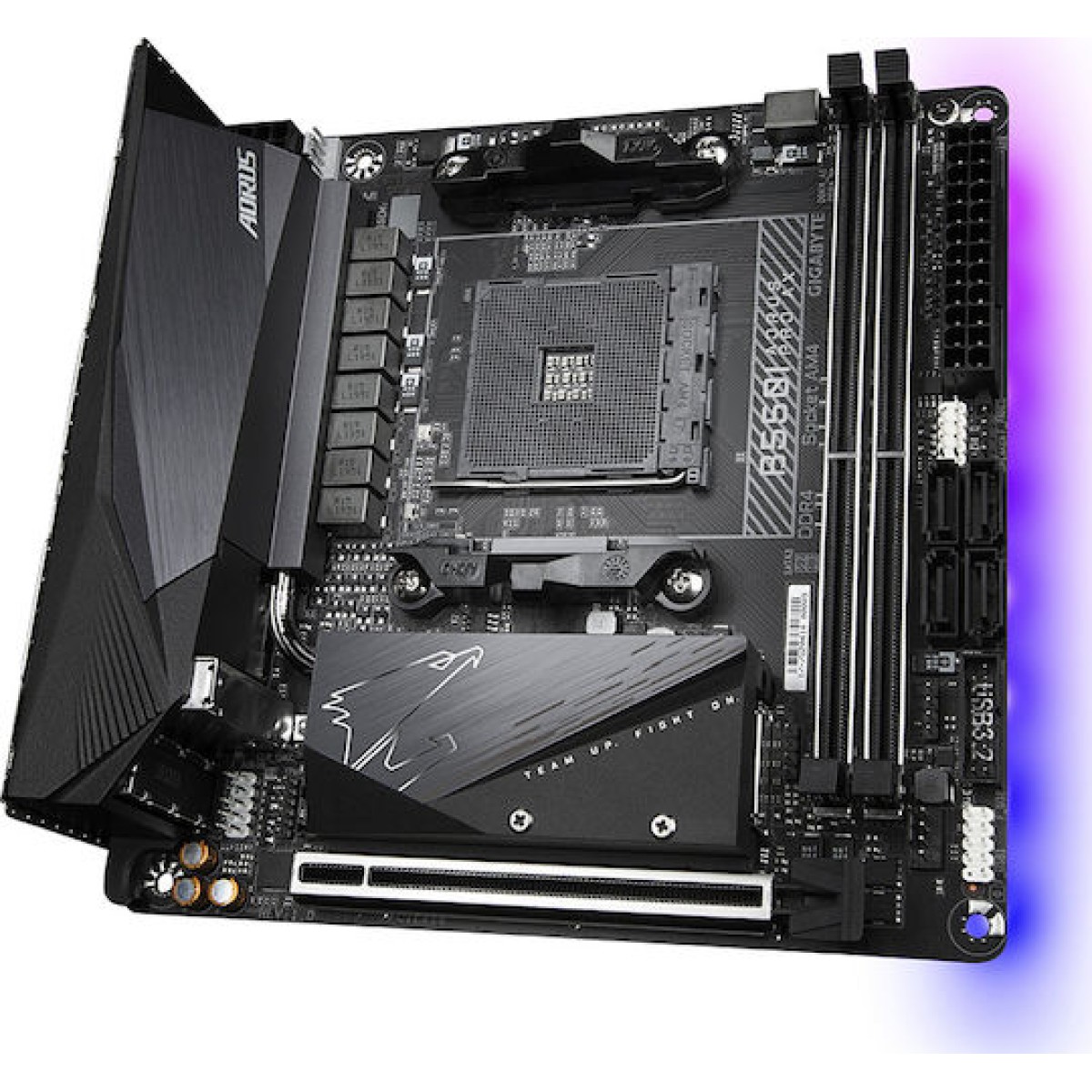 Gigabyte B550I Aorus Pro AX Wi-Fi Motherboard Mini ITX με AMD AM4 Socket