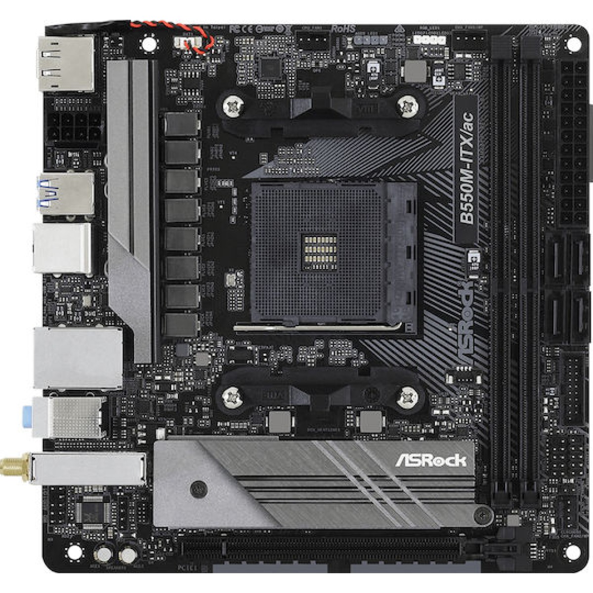 ASRock B550M-ITX/ac Wi-Fi Motherboard Mini ITX με AMD AM4 Socket 90-MXBDH0-A0UAYZ
