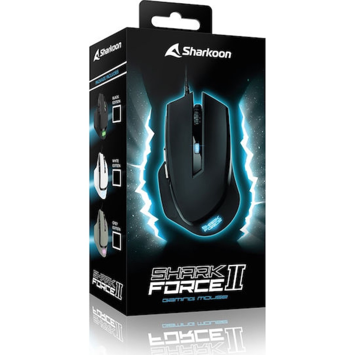 Sharkoon Shark Force II RGB Gaming Ποντίκι 4200 DPI Μαύρο
