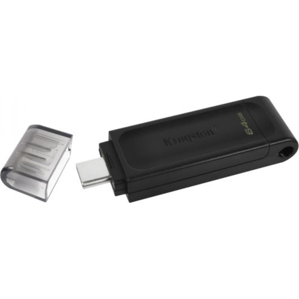 Kingston DataTraveler 70 64GB USB 3.2 Stick με σύνδεση USB-C Μαύρο