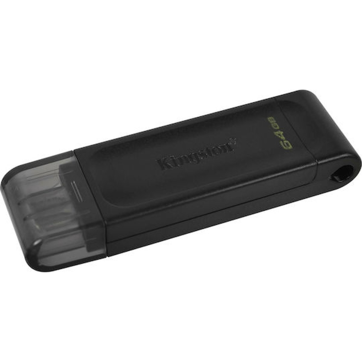 Kingston DataTraveler 70 64GB USB 3.2 Stick με σύνδεση USB-C Μαύρο