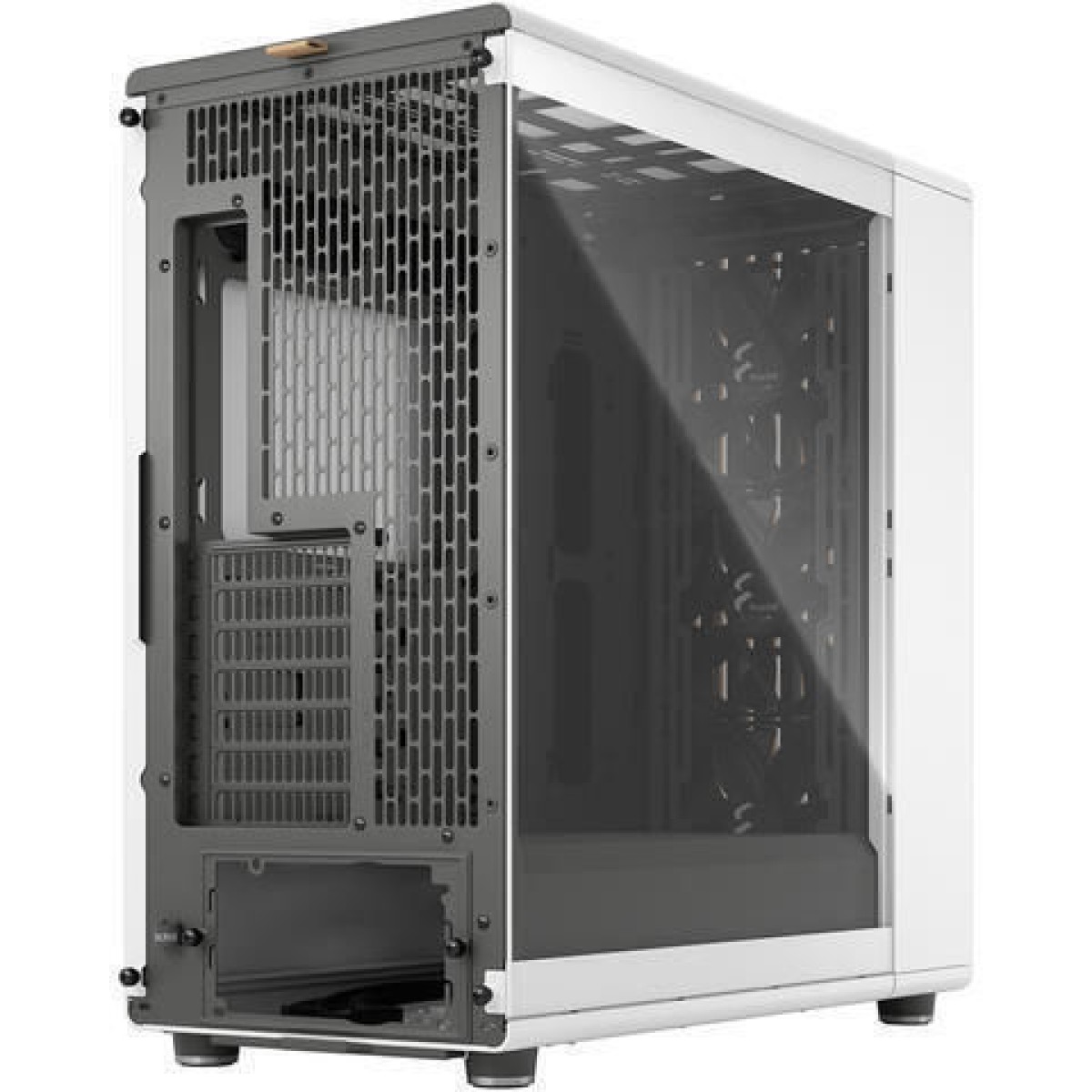 Fractal Design FD-C-NOR1X-04 Gaming Midi Tower Κουτί Υπολογιστή με Πλαϊνό Παράθυρο Chalk White