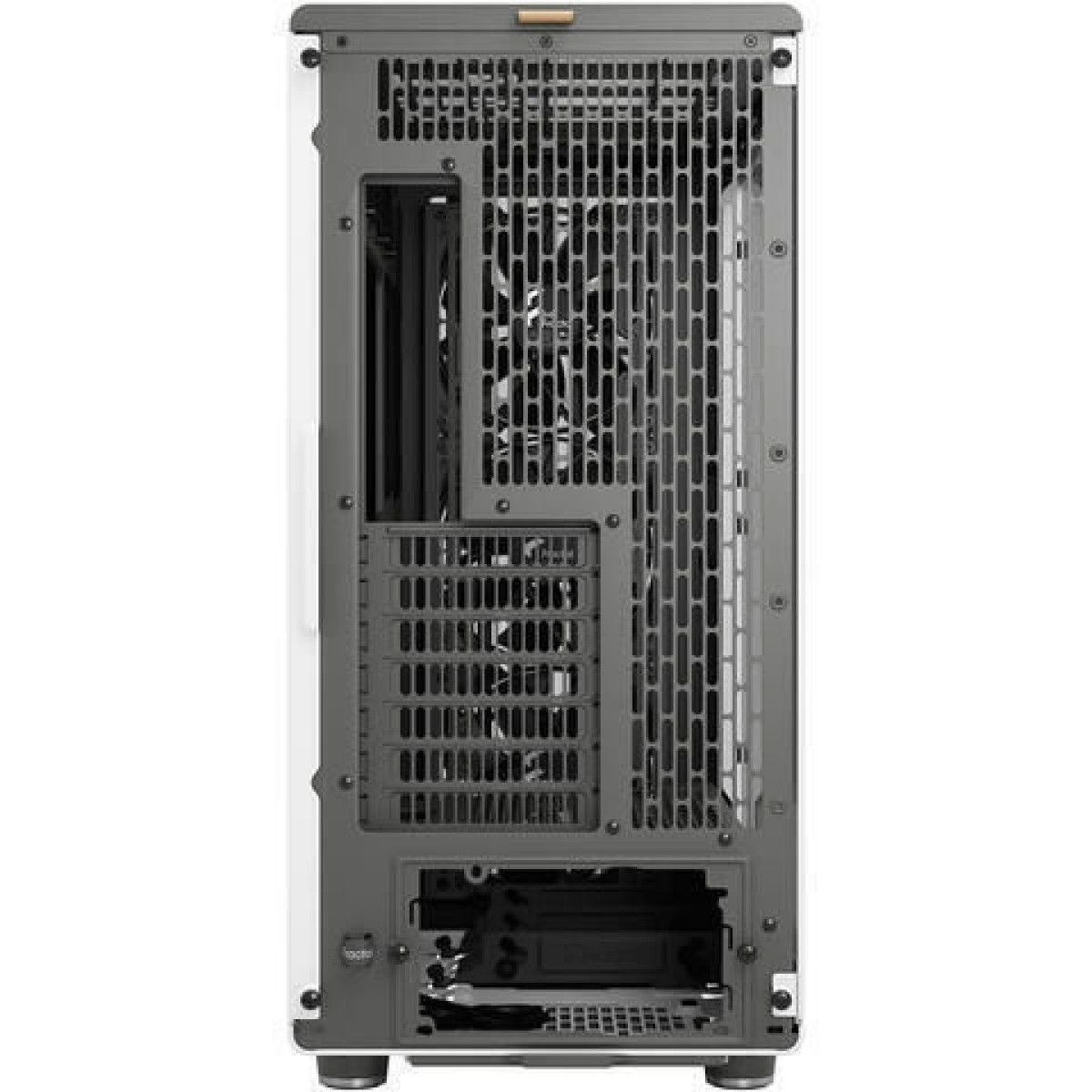 Fractal Design FD-C-NOR1X-04 Gaming Midi Tower Κουτί Υπολογιστή με Πλαϊνό Παράθυρο Chalk White
