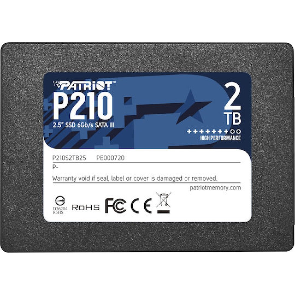 Patriot P210 SSD 2TB 2.5'' SATA III