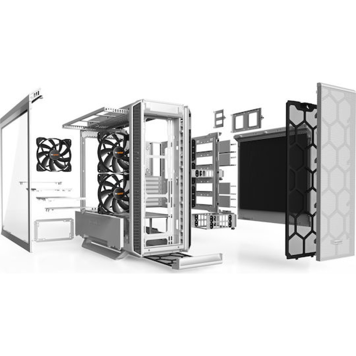 Be Quiet Silent Base 802 Window Midi Tower Κουτί Υπολογιστή Λευκό