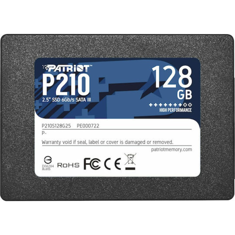 Patriot P210 SSD 128GB 2.5'' SATA III