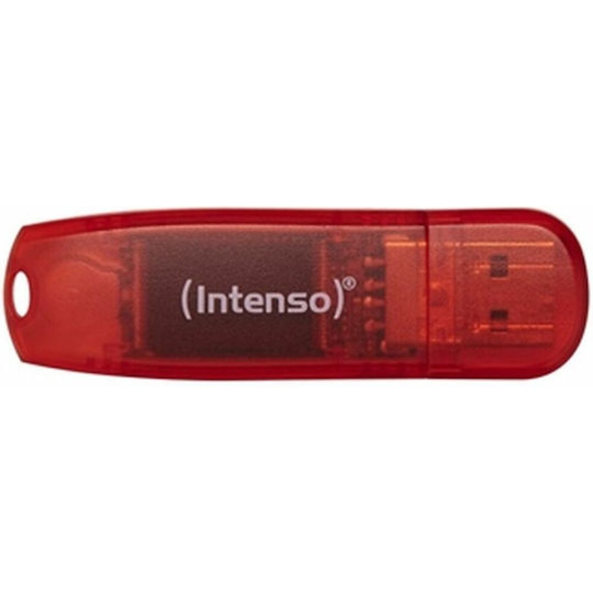 Intenso Rainbow Line 128GB USB 2.0 Stick Κόκκινο