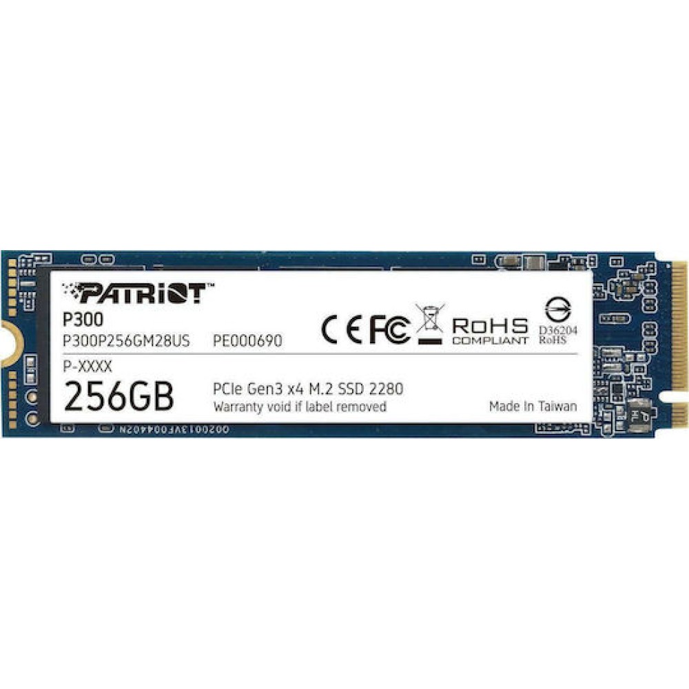 Patriot P300 SSD 256GB M.2 NVMe PCI Express 3.0
