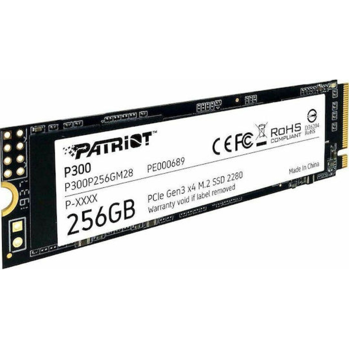 Patriot P300 SSD 256GB M.2 NVMe PCI Express 3.0