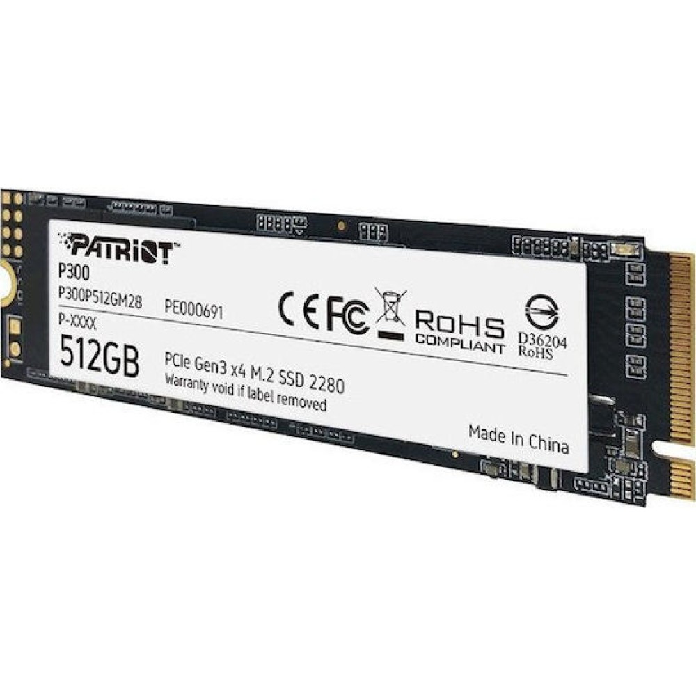 Patriot P300 SSD 512GB M.2 NVMe PCI Express 3.0